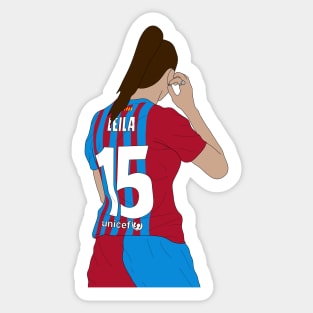 Leila Ouahabi Barcelona Sticker